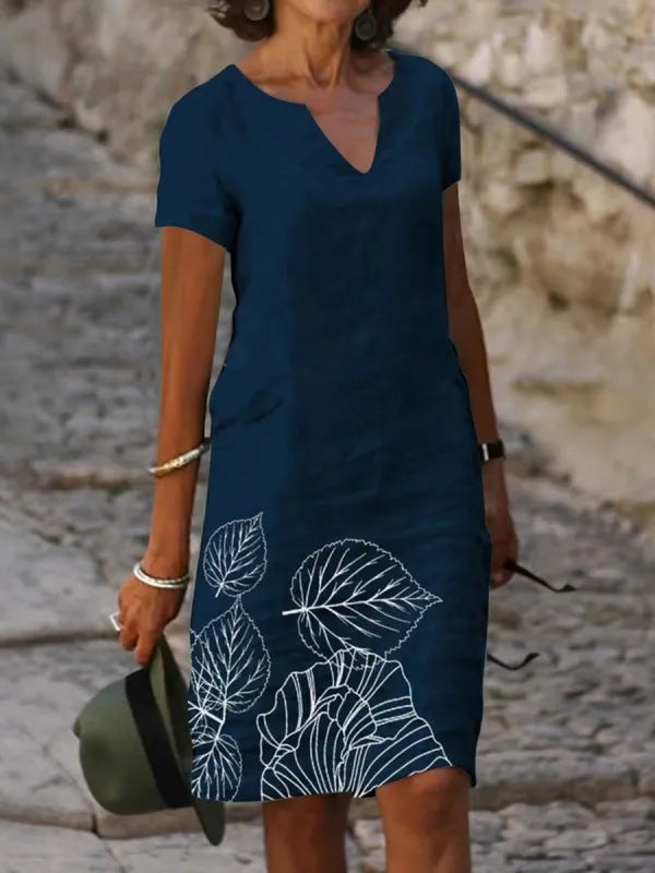 Lettie - Luxe Jurk met V-Hals