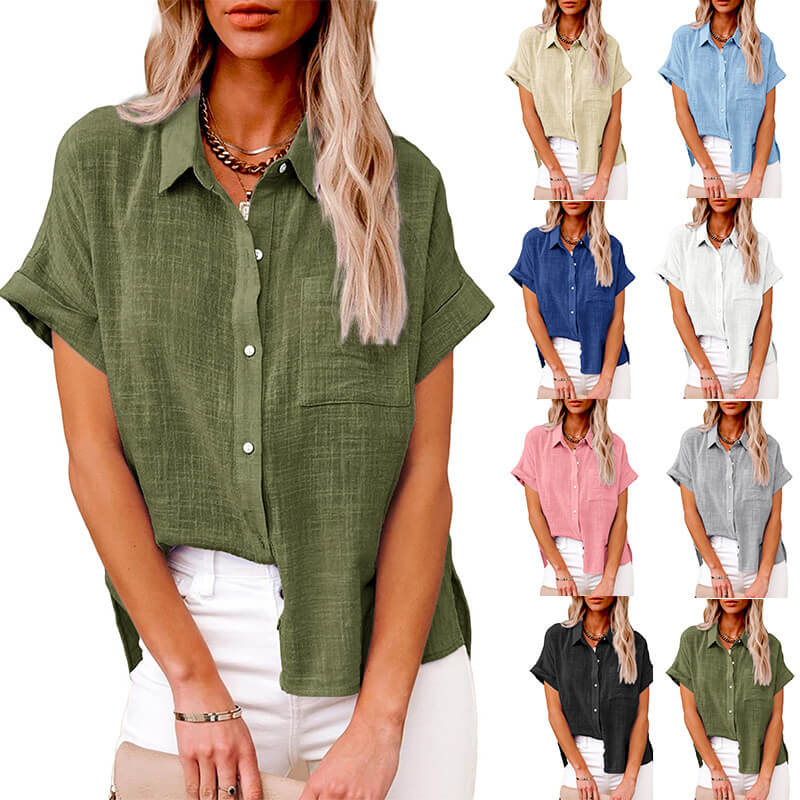 Adelene™ - Tijdloze Knopenblouse