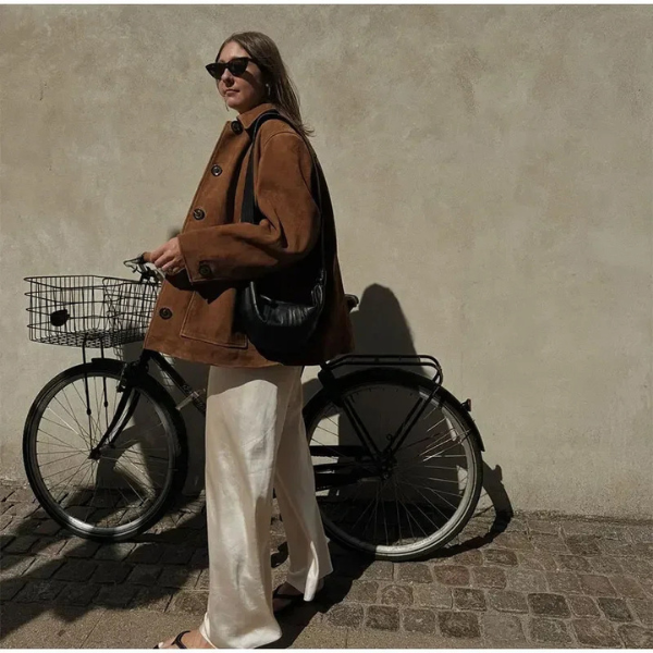 Laluna® | Suede Statement Coat