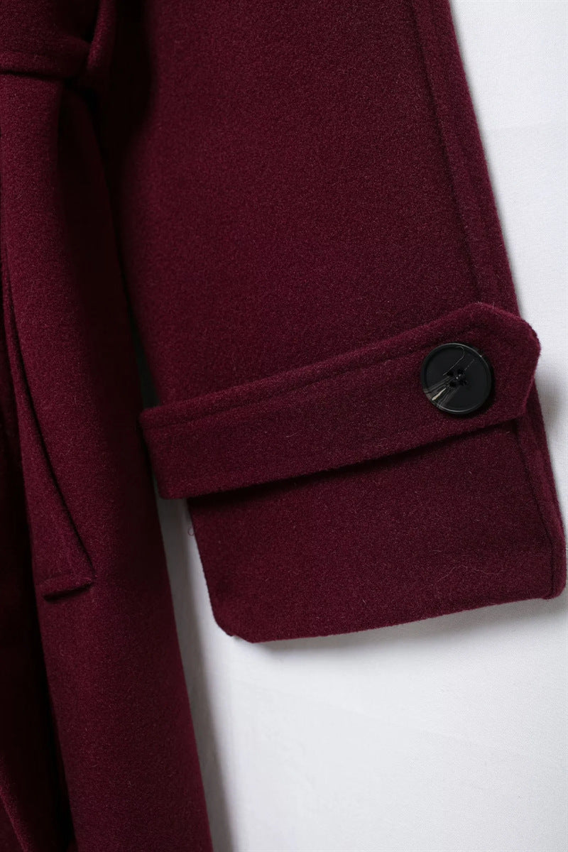 Laluna® | Classy Burgundy Jas