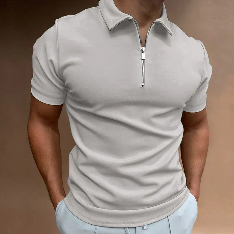 Laluna® | Klassieke Rits Polo Shirt