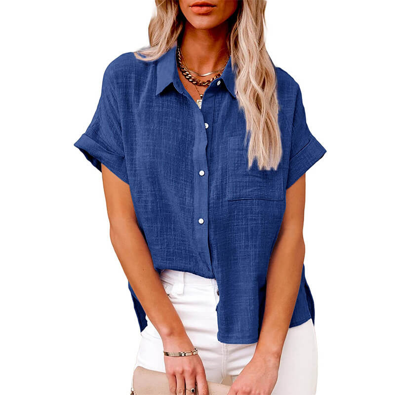 Adelene™ - Tijdloze Knopenblouse