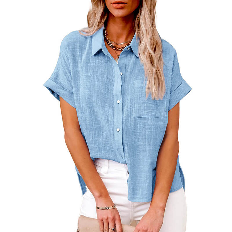 Adelene™ - Tijdloze Knopenblouse