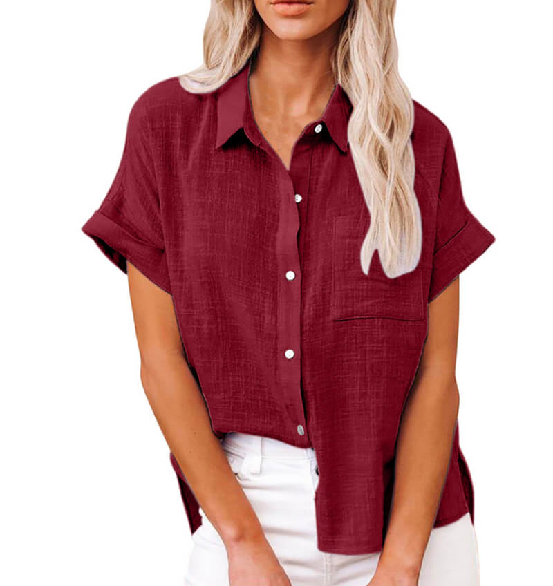Adelene™ - Tijdloze Knopenblouse