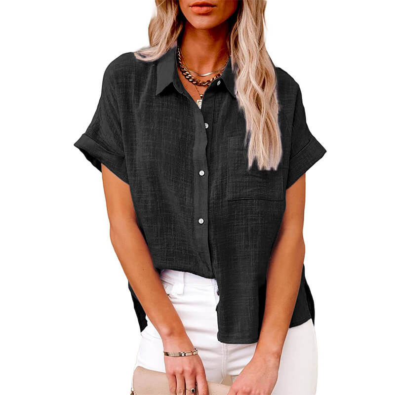 Adelene™ - Tijdloze Knopenblouse