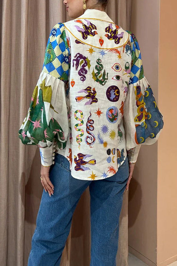 Adalie - Love Balloon Mouw Shirt