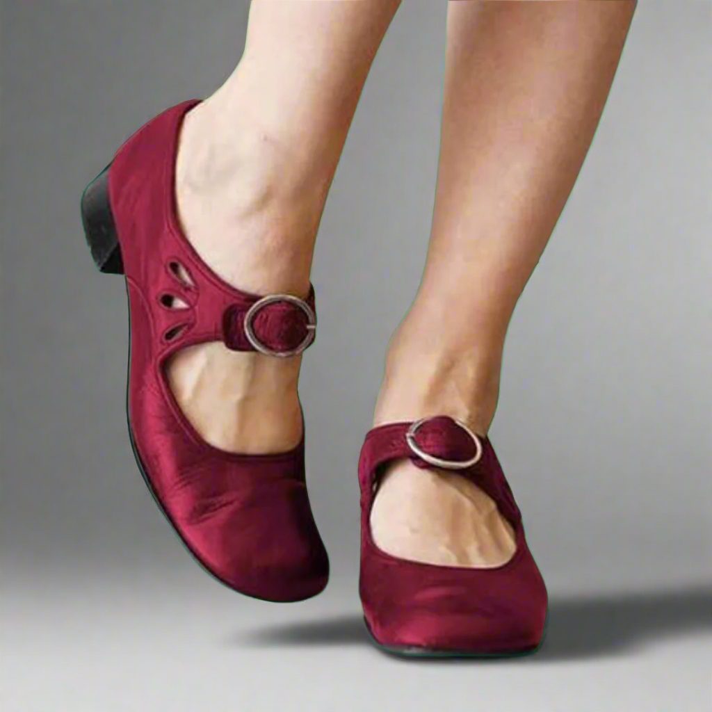 Denise | Orthopedische Lederen Sandalen met Comfortabele Wedge Zool