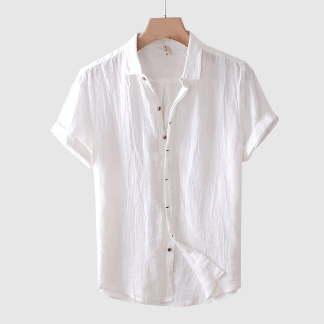 Wellington™ | Korte Mouwen Linnen Shirt
