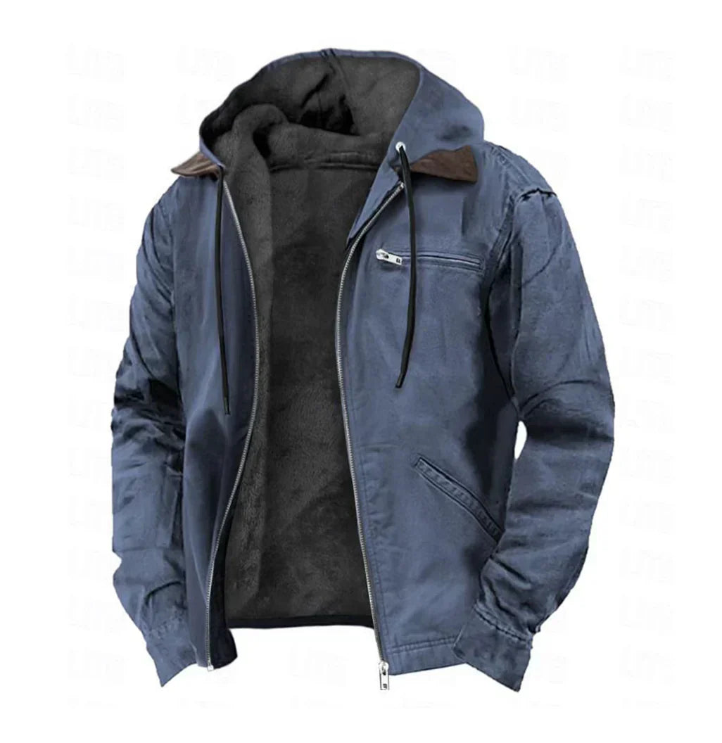 Abraham™ | Stijlvolle Fleece-Lined Hoodie Jacket