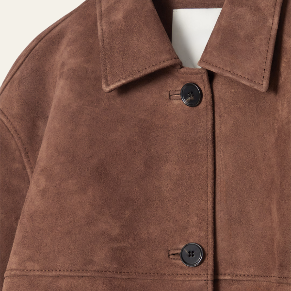 Laluna® | Collared Suede Jacket