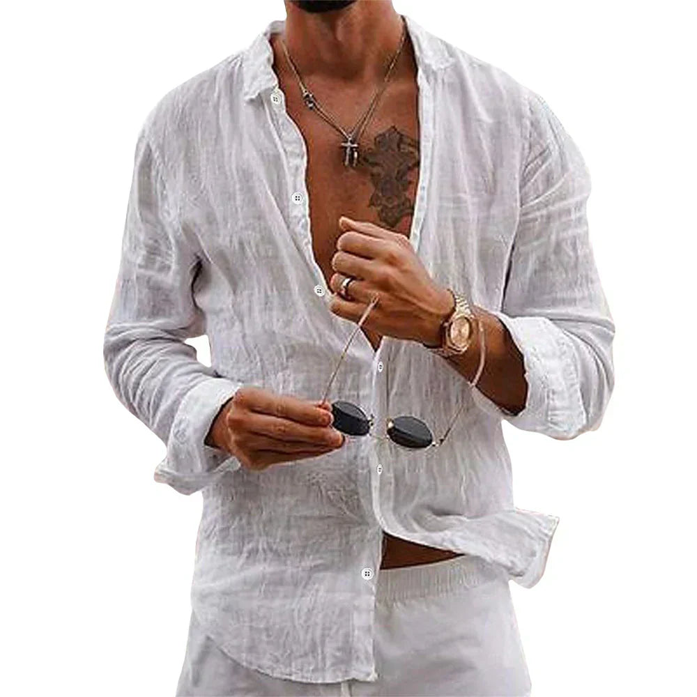 Marcelo™ | Coastal Breeze Heren Shirt