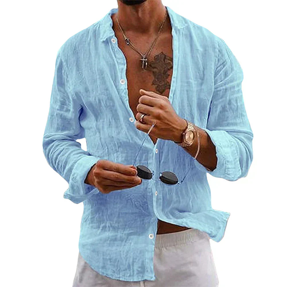 Marcelo™ | Coastal Breeze Heren Shirt