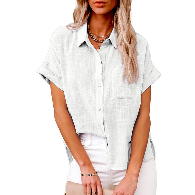 Adelene™ - Tijdloze Knopenblouse