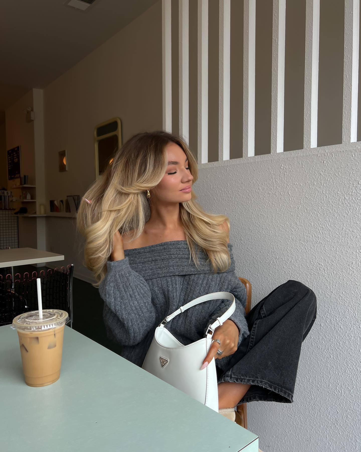 Soof - Off-shoulder Sweater