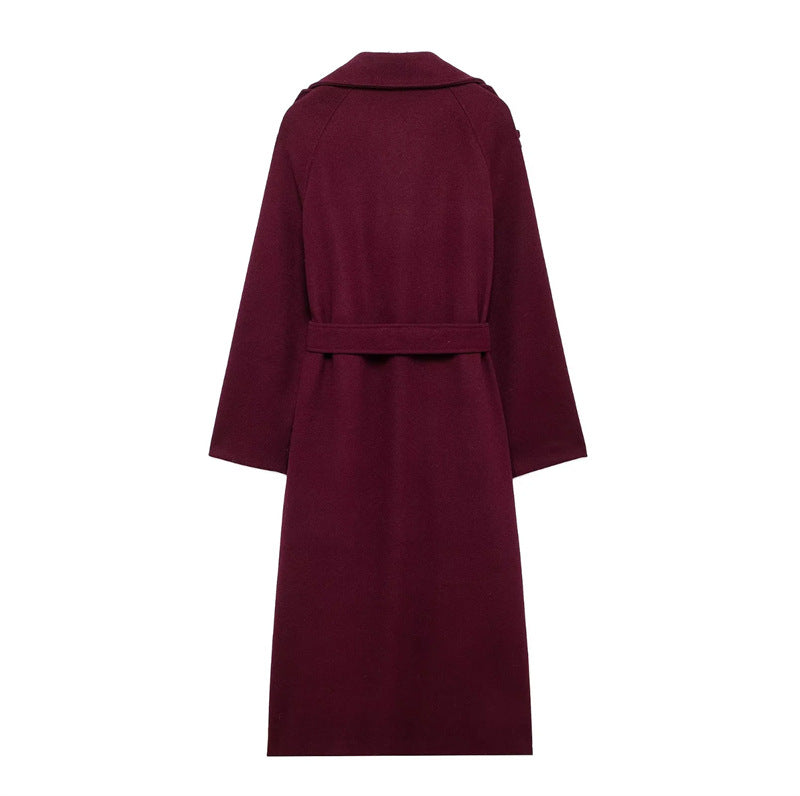 Laluna® | Classy Burgundy Jas