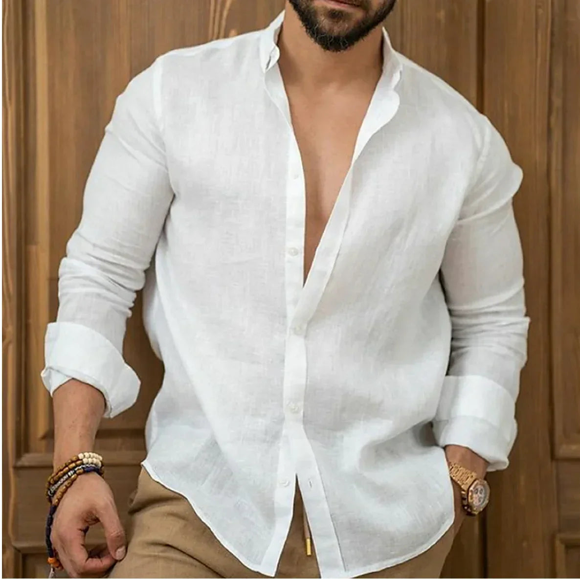 Wesly™ | Linnen Strandshirt