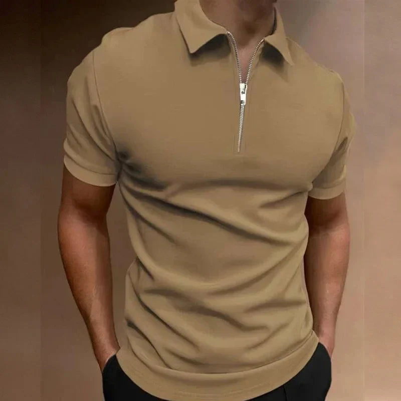 Laluna® | Klassieke Rits Polo Shirt