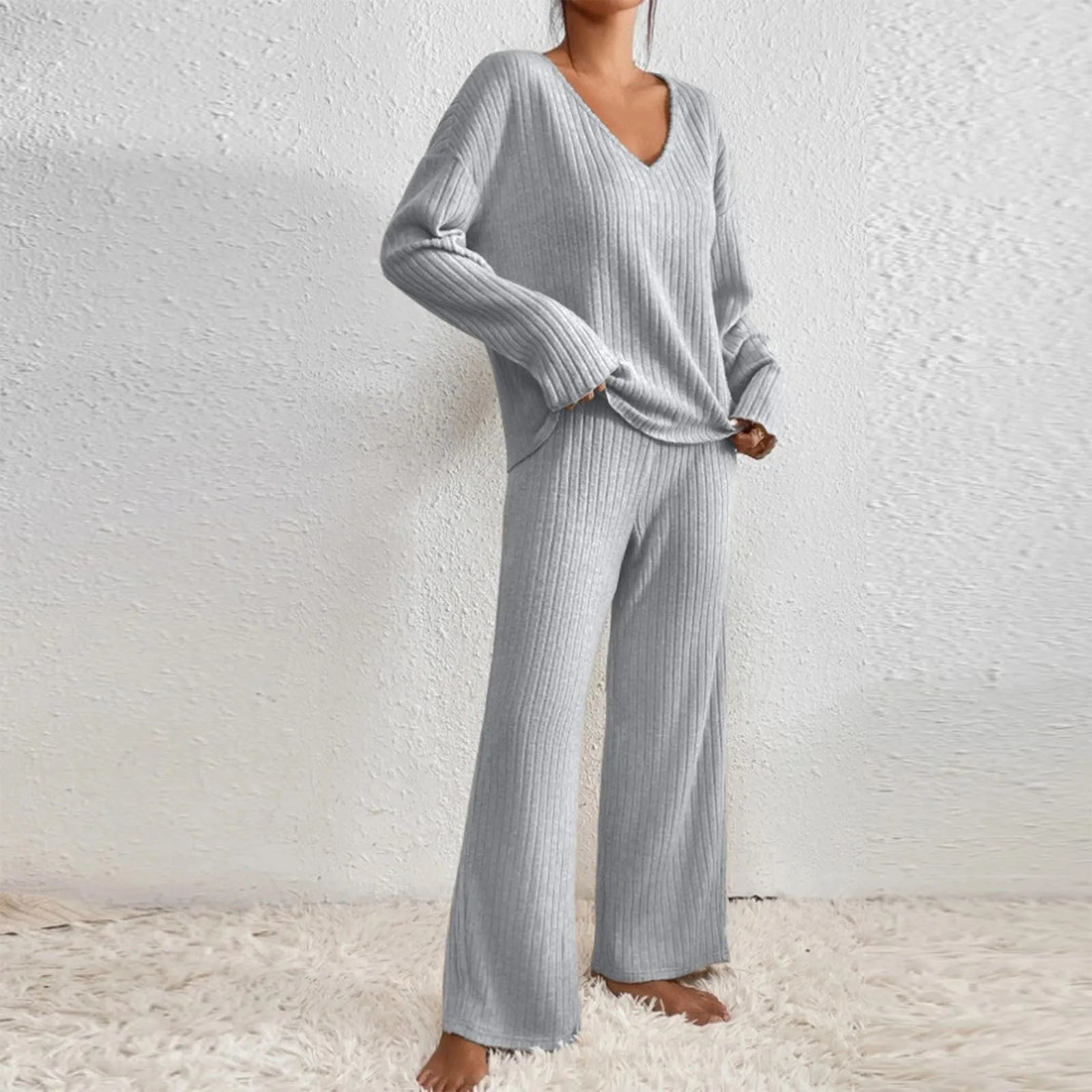 Laluna® | Gebreid Tweedelige Set
