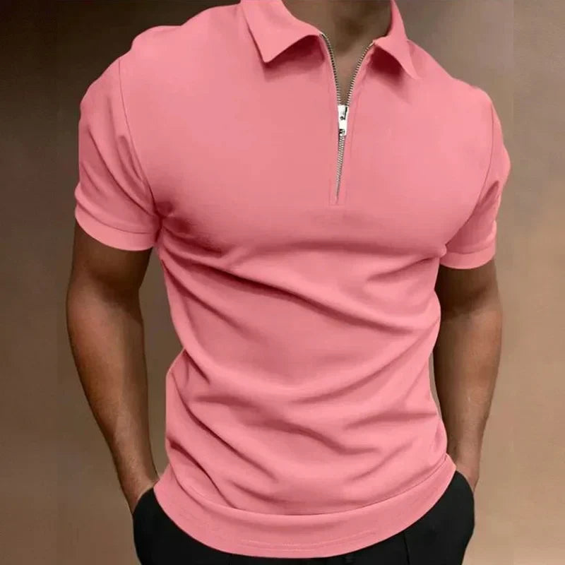 Laluna® | Klassieke Rits Polo Shirt