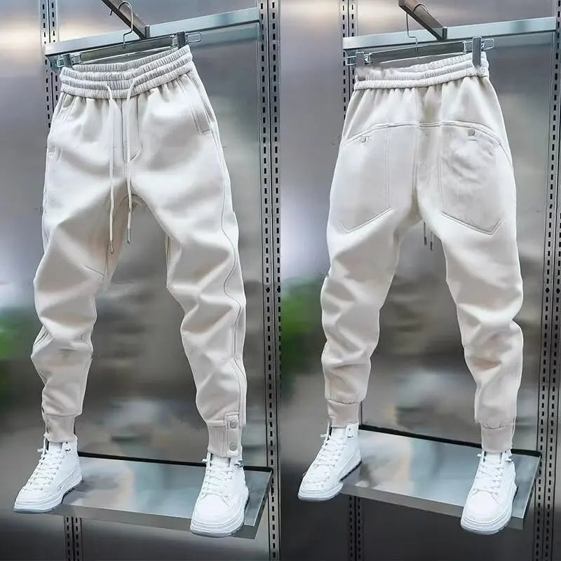 Laluna® | Casual Slim Fit Broek Met Zakken
