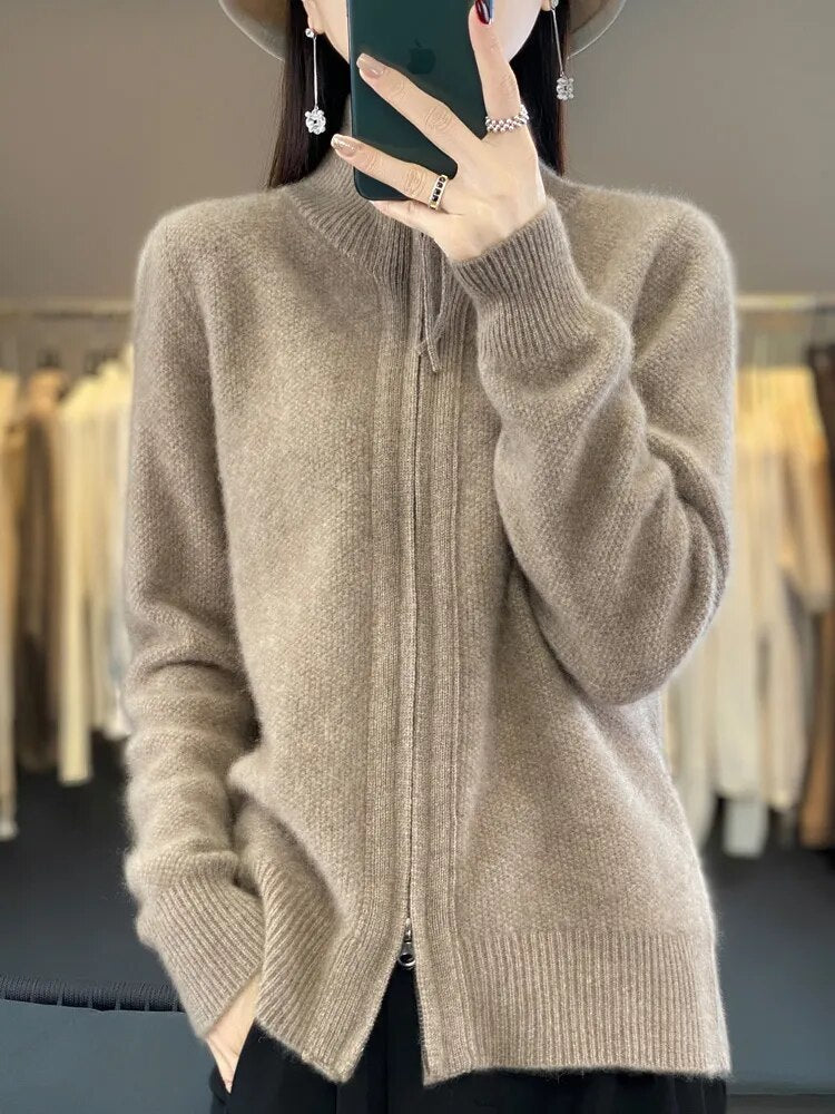 Laluna® | Cozy Zip-Up Cardigan