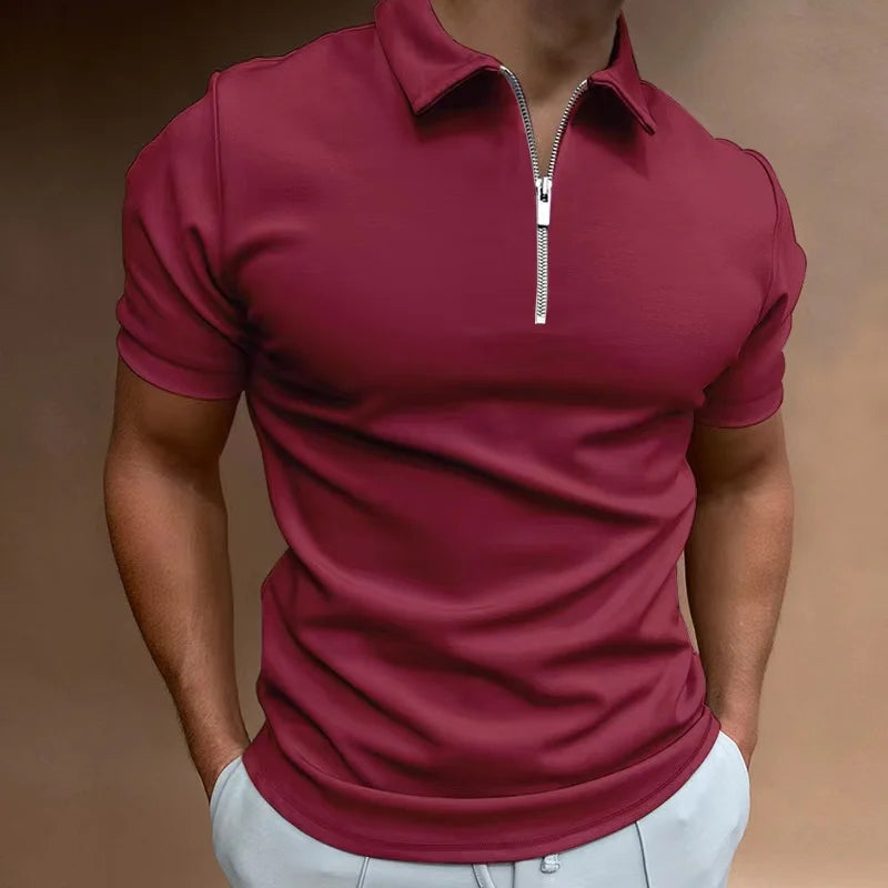 Laluna® | Klassieke Rits Polo Shirt