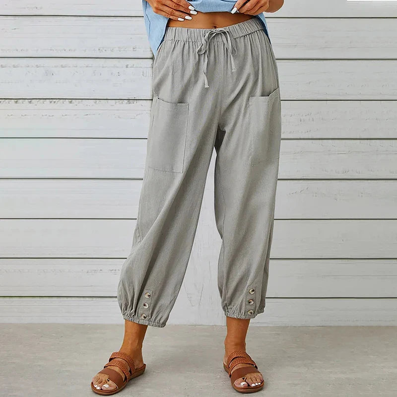 Alaina™ | Harembroek met hoge taille