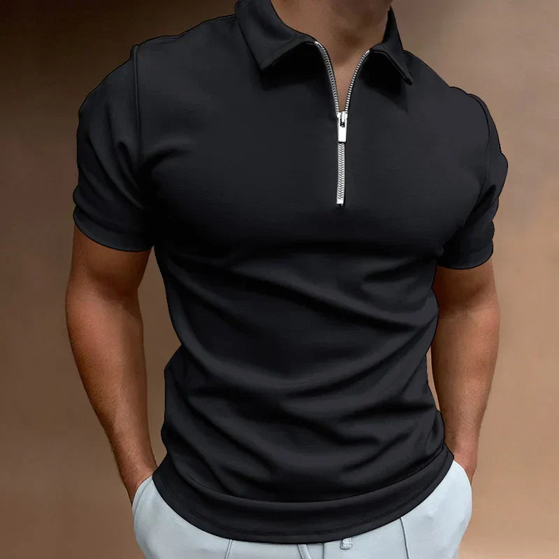 Laluna® | Klassieke Rits Polo Shirt