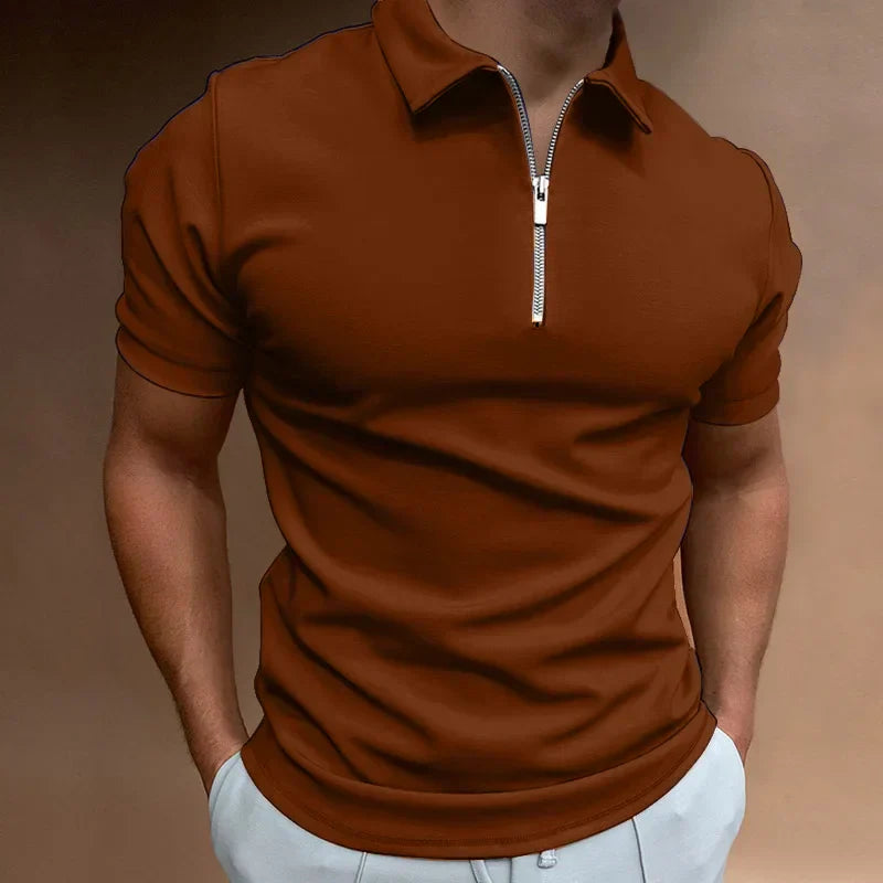 Laluna® | Klassieke Rits Polo Shirt