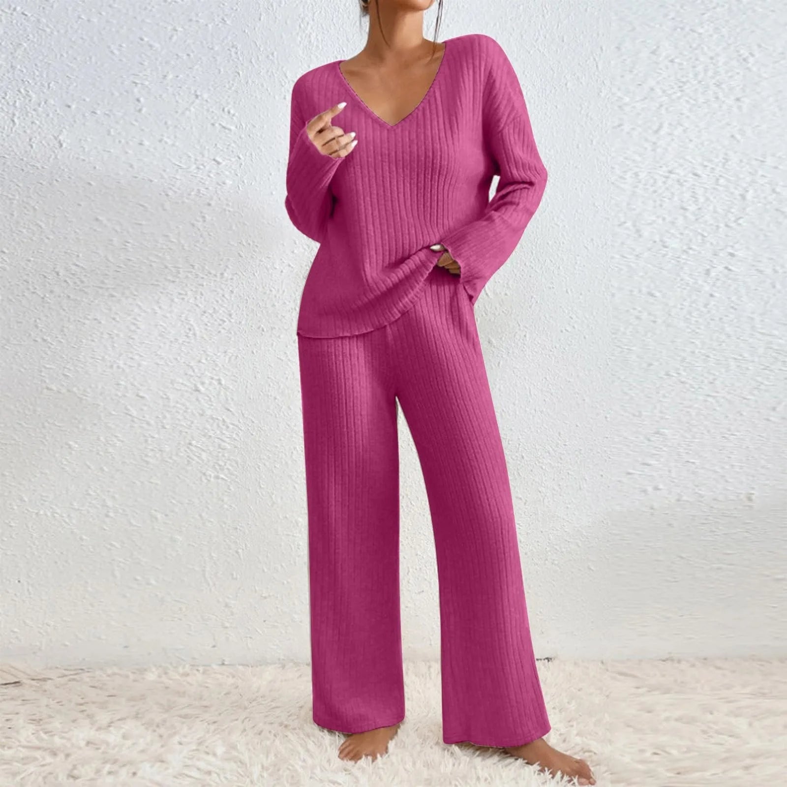 Laluna® | Gebreid Tweedelige Set
