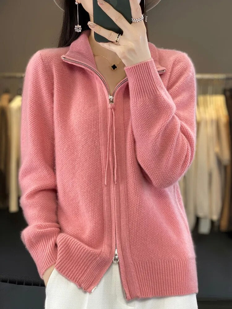 Laluna® | Cozy Zip-Up Cardigan