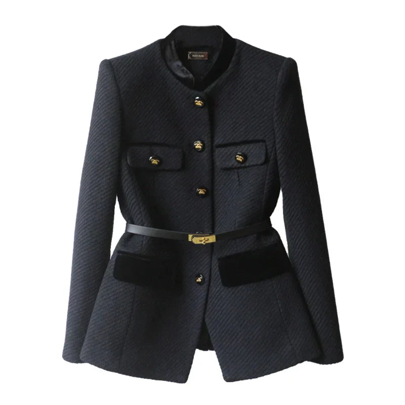 Beatrice Wollen Jas | Tijdloze Elegantie