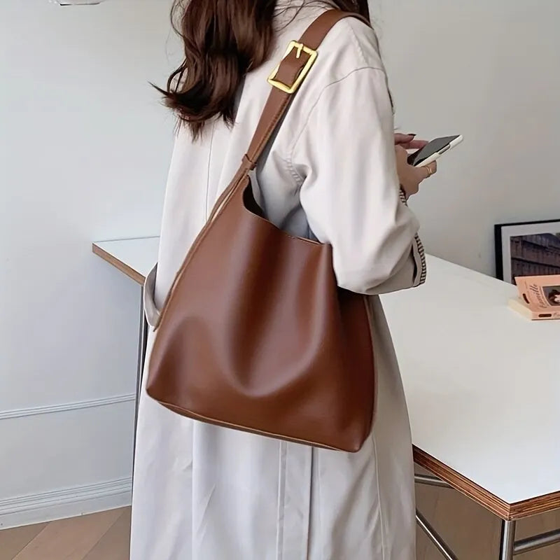 Laluna® |  Elegante Leren Schoudertas