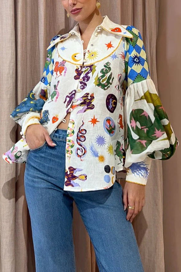 Adalie - Love Balloon Mouw Shirt