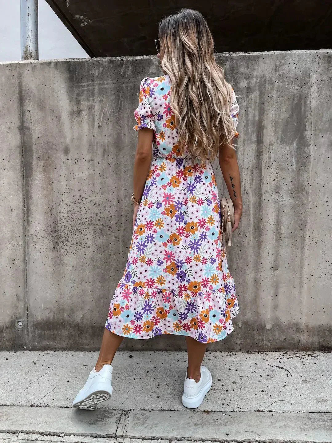 Meira - Elegante Bloemenjurk